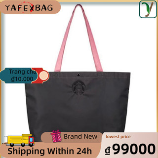 Starbucks Túi tote Vải oxford Thêu Hình Nhóm Nhạc blackpink