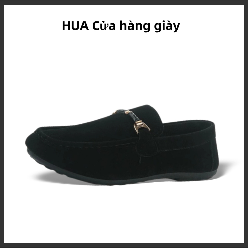 HUAHUA giày doudou mới phong cách hàn quốc giản dị giày vải xu hướng phẳng cho nam giới