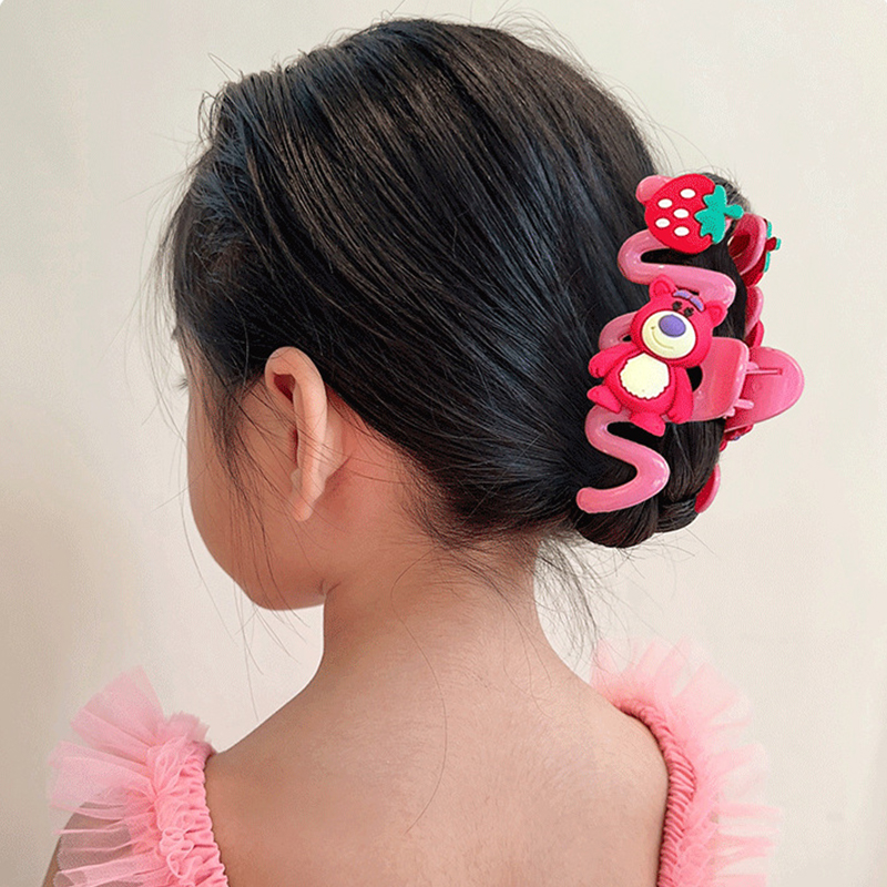 Miumiua🔮2023 SANRIO Phim Hoạt hình gấu dâu lấy kẹp sóng cá mập kẹp mũ cài tóc
