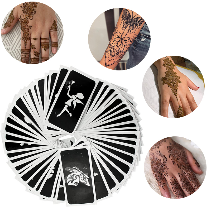 Hình Xăm Dán Tạm Thời henna Cá Tính