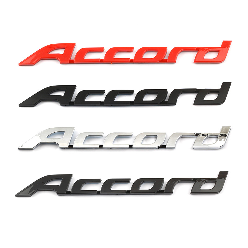 Miếng Dán logo accord Bằng abs Trang Trí Thân Xe Hơi honda accord