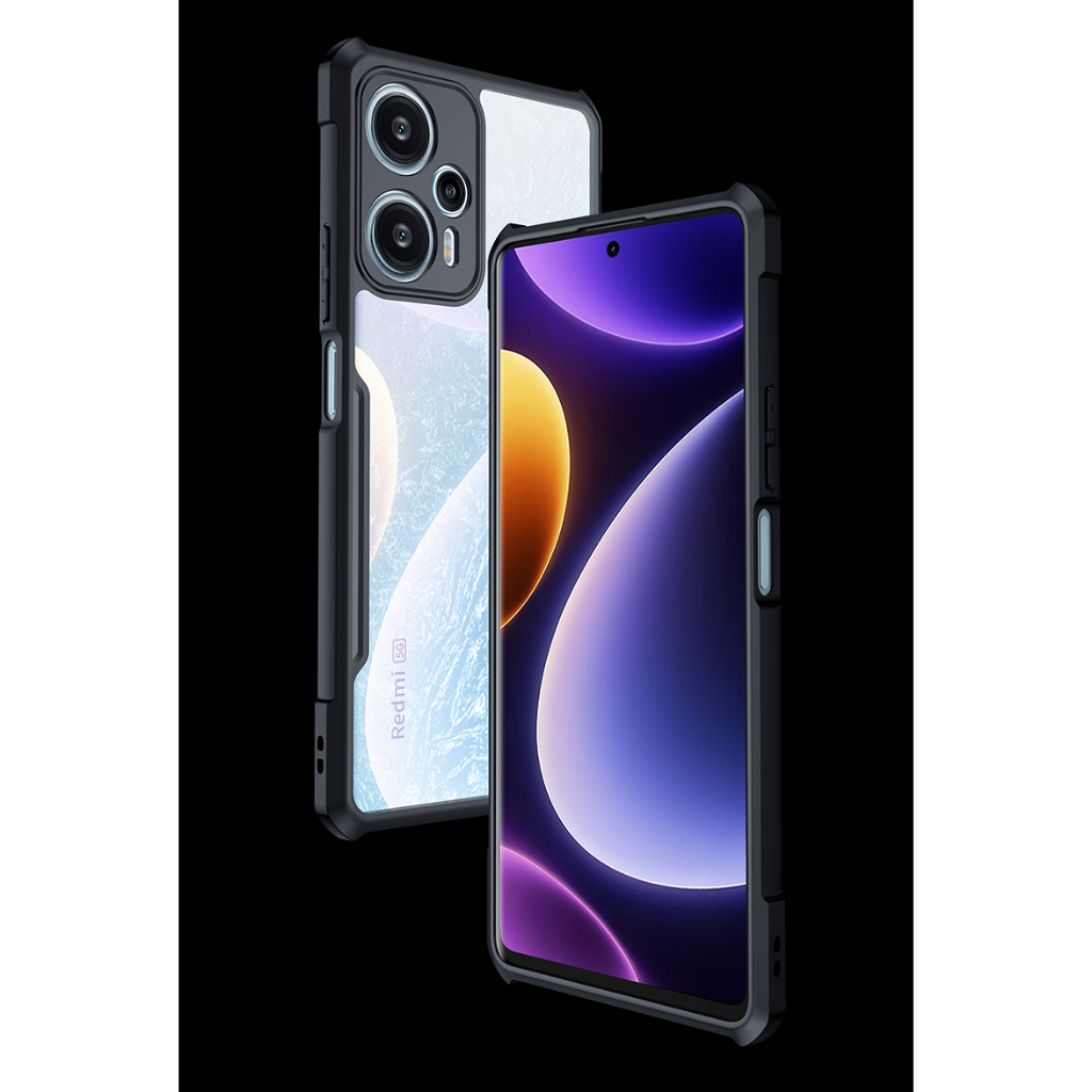 Chống Sốc Ốp Điện Thoại acrylic Trong Suốt Cho Xiaomi POCO F5 Pro X5 X4 F4 M4 X3 NFC GT 4G 5G M5S C40 C50 C51 C55 Case