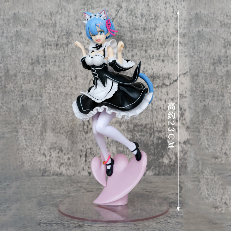 Mô Hình Nhân Vật Re: Life in a different world from zero rem ram 23cm Chân Thật