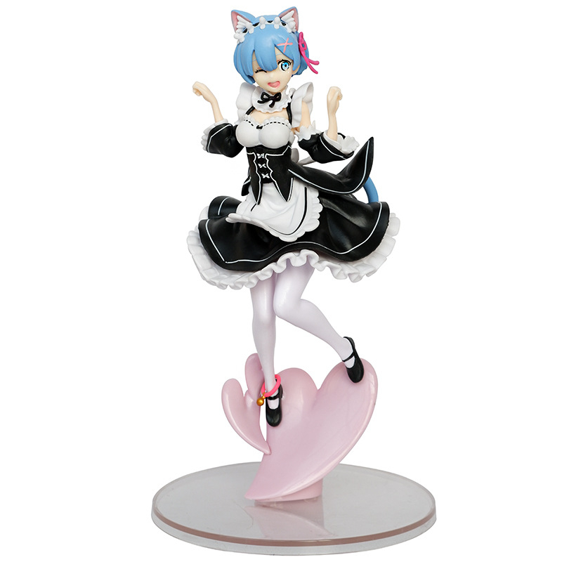 Mô Hình Nhân Vật Re: Life in a different world from zero rem ram 23cm Chân Thật