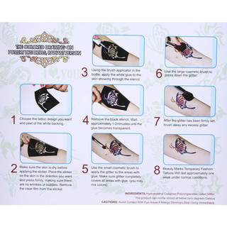 Hình Xăm Dán Tạm Thời henna Cá Tính