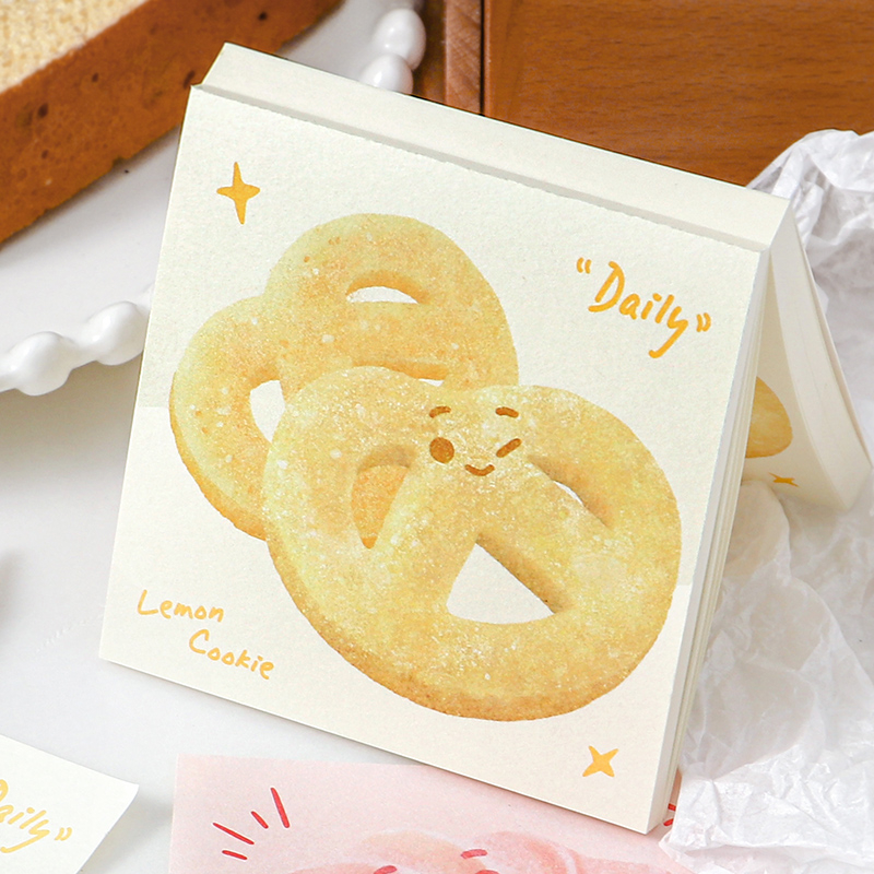 Mr. Paper  100 vé/túi tờ Phim hoạt hình dễ thương bánh Ông benecke quả Bánh mì chủ đề Bản ghi nhớ Sổ ghi chú Giấy thông báo Danh sách học sinh phải làm việc