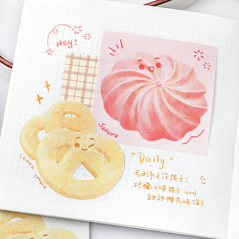 Mr. Paper  100 vé/túi tờ Phim hoạt hình dễ thương bánh Ông benecke quả Bánh mì chủ đề Bản ghi nhớ Sổ ghi chú Giấy thông báo Danh sách học sinh phải làm việc