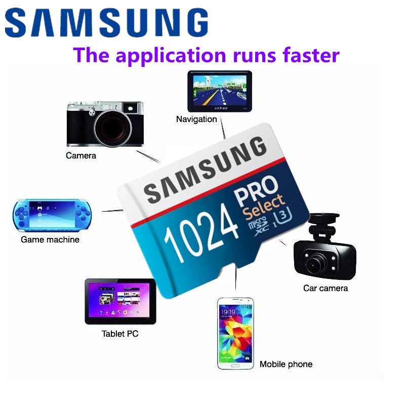 Sam Thẻ Nhớ Tốc Độ Cao 16 / 32 / 64 / 128 / 256gb / 512 / 1024gb