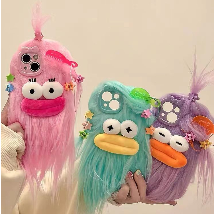 Ốp Điện Thoại Hình Quái Vật Cho iphone 15promax 14 13 12 11 pro max xr x xs max 6 7 8 plus