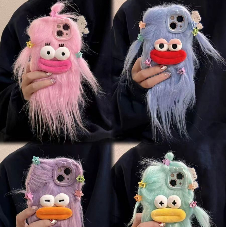 Ốp Điện Thoại Hình Quái Vật Cho iphone 15promax 14 13 12 11 pro max xr x xs max 6 7 8 plus