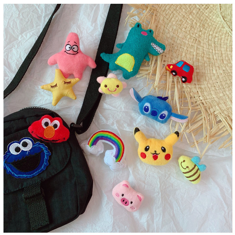 Mr.puffer Ghim Cài Áo Ba Chiều Mềm Mại Hình Cá Sấu Ngôi Sao Lớn Màu Hồng Sáng Tạo Dễ Thương Dành Cho Bạn Nữ