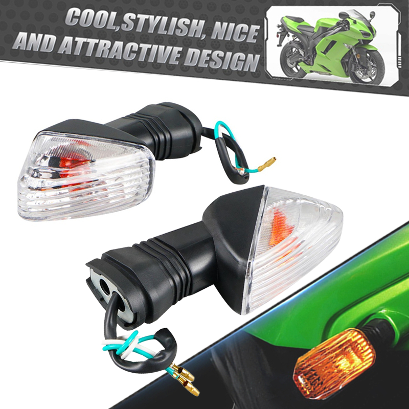 Đèn báo rẽ xe máy KAWASAKI ZX-6R ZX-6RR Z750S KLE500 VERSYS 650 KLR650 Đèn Flash trước / sau đa năng