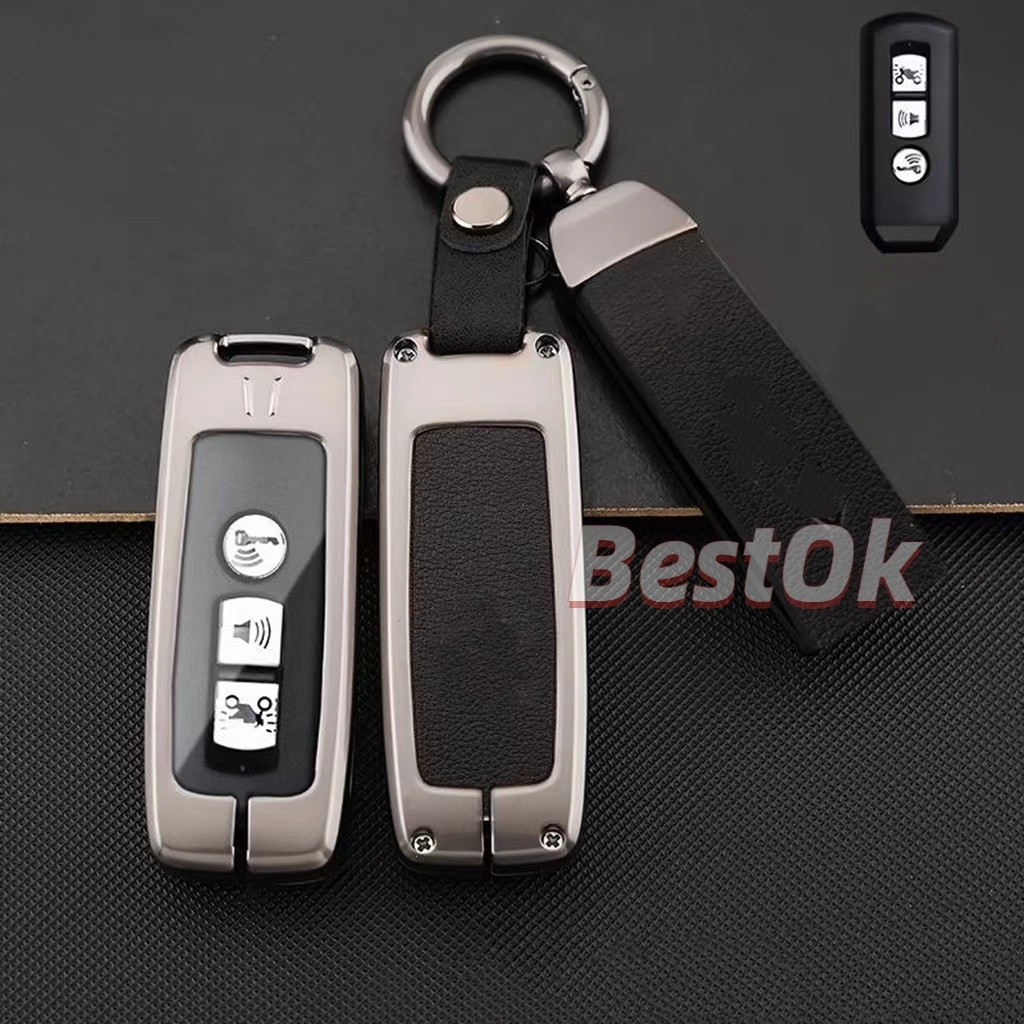 3 nút vỏ chìa khóa xe máy bằng hợp kim kẽm có móc khóa cho honda pcx 160 adv160 adv150 pcx160 adv pcx 150 sh 125 sh125 sh 125 giá đỡ không cần chìa