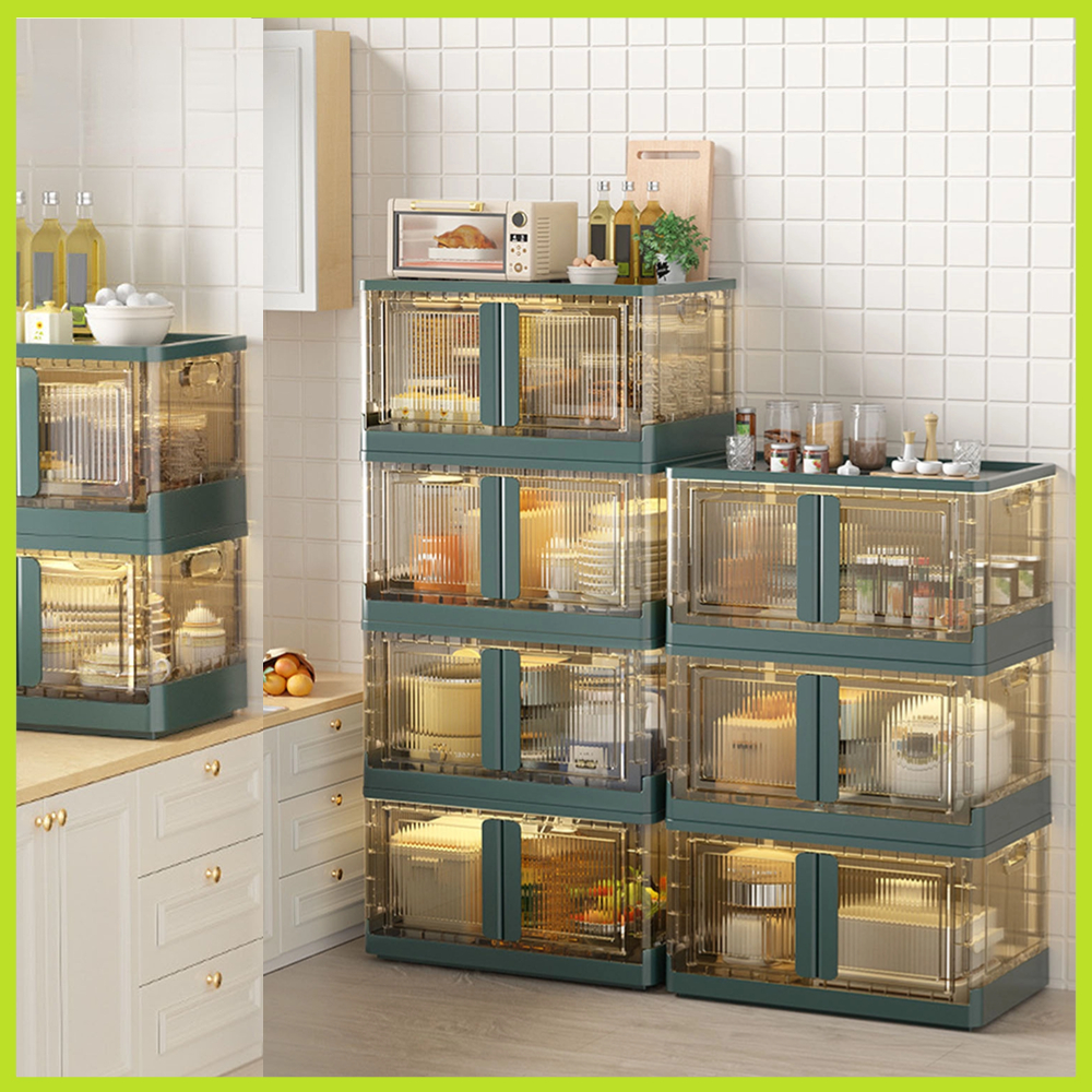 The Snuggery Sắp xếp và lưu trữ tủ quần áo lớn 32L Tủ trong suốt cho Đồ chơi ăn nhẹ