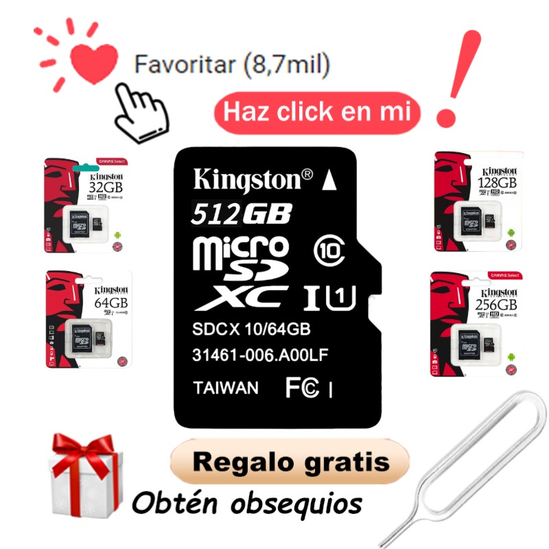Thẻ Nhớ kingston 16g 32g 64gtf 128g Dành Cho Điện Thoại