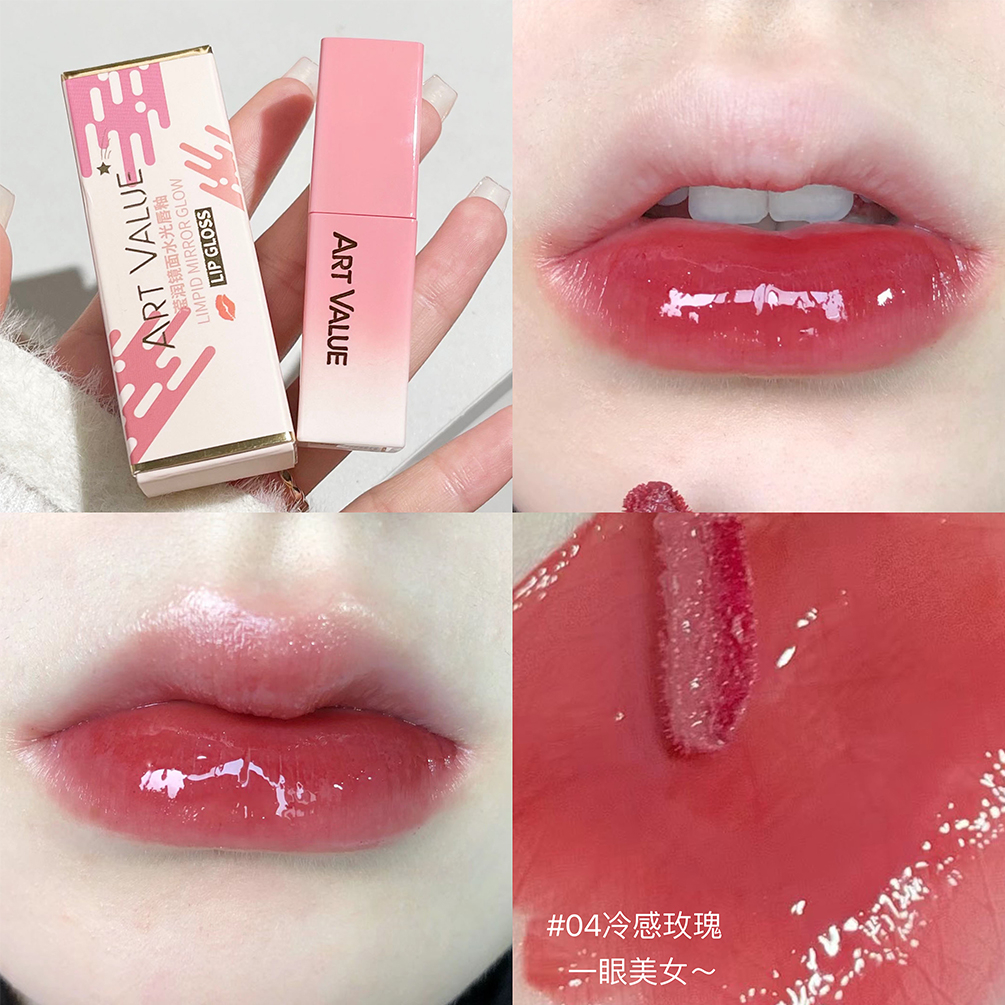 Minijumie  Son Bóng Oulesong Màu Nude Nhạt Mềm Mượt Nuôi Dưỡng Môi Chống Thấm Nước 6 màu