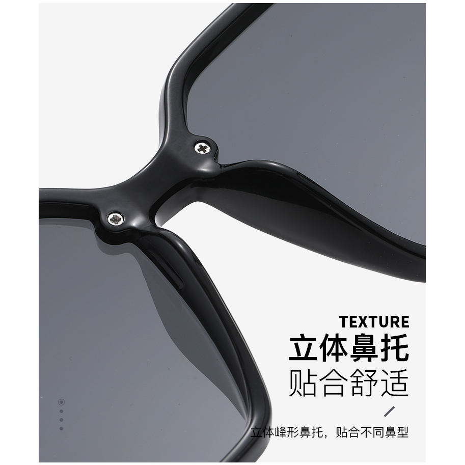 Mới Kính Mát Gọng Vuông Lớn Phong Cách vintage Thời Trang Unisex 2023