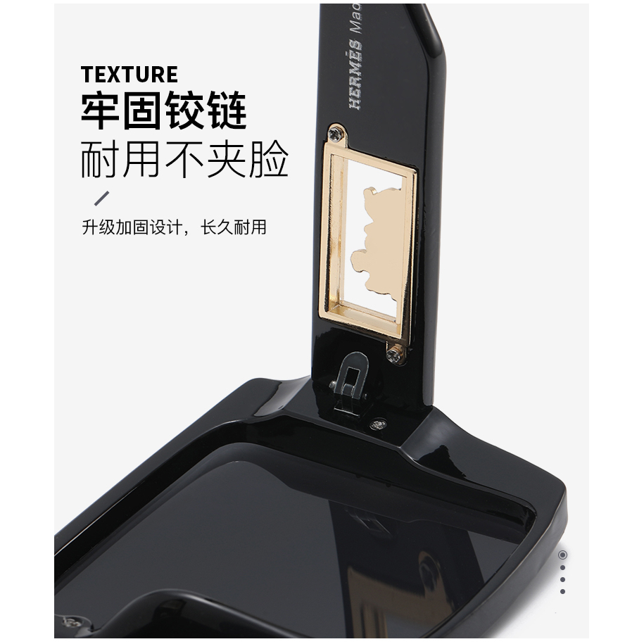 Mới Kính Mát Gọng Vuông Lớn Phong Cách vintage Thời Trang Unisex 2023