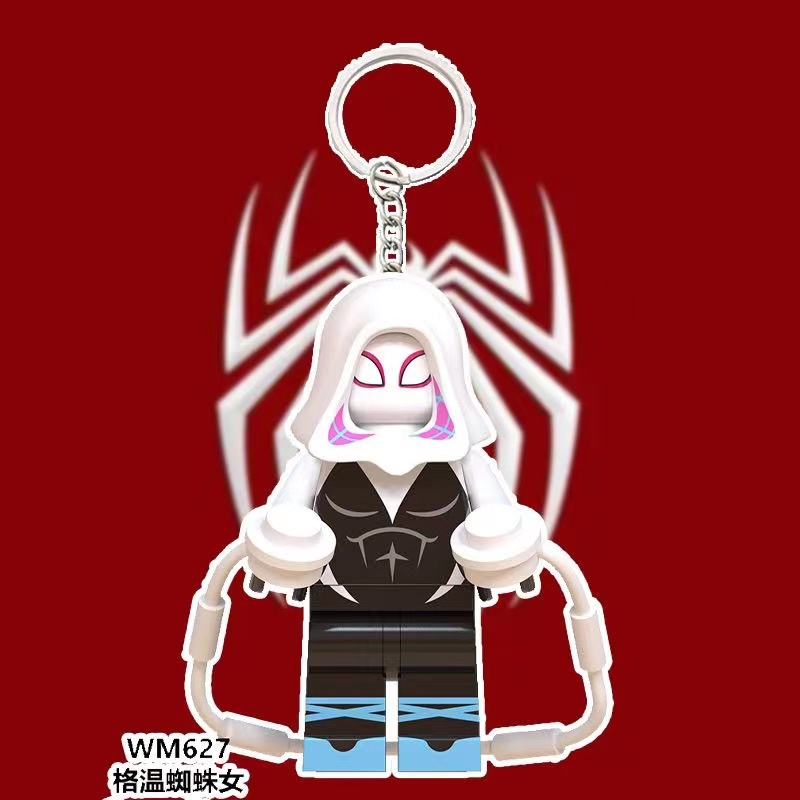 Móc Khóa Hình Lego Người Nhện Song Song Gwen Miles