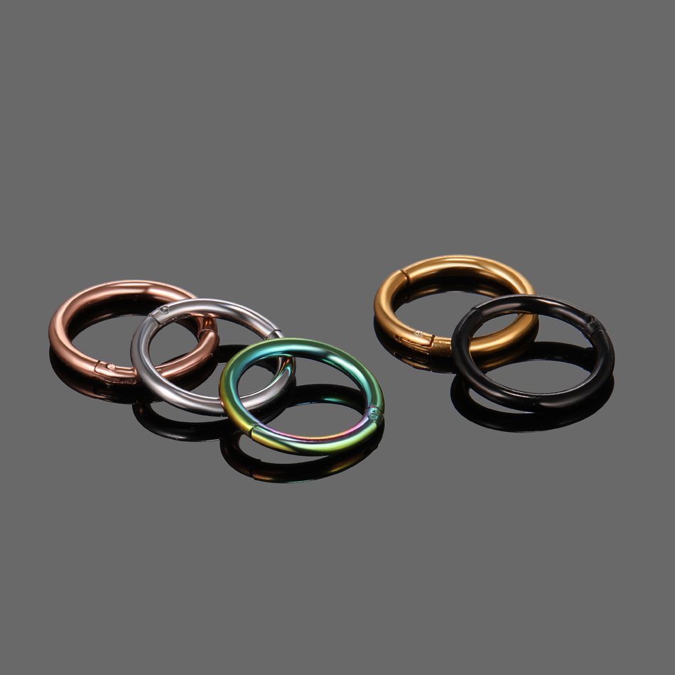 1 Khuyên Mũi Tròn Bằng Thép Không Gỉ 16g / 18g / 20g