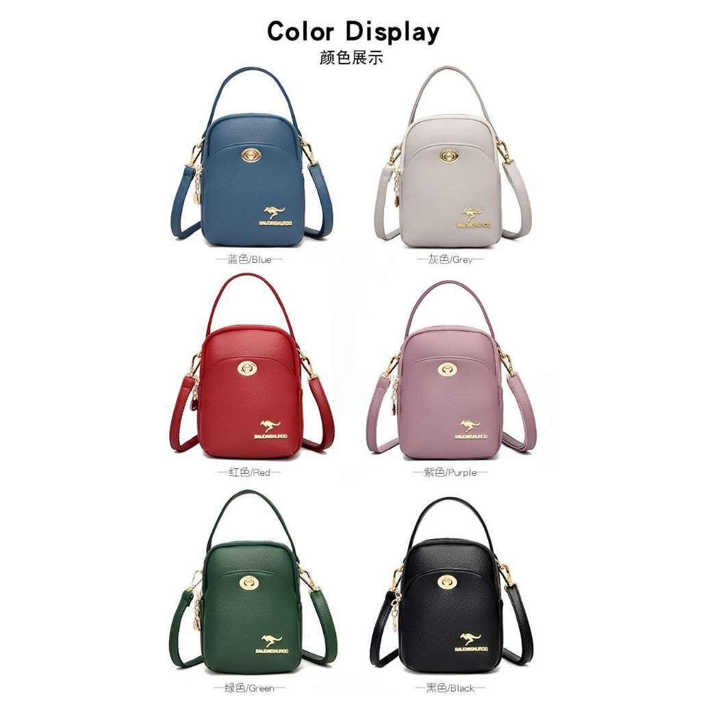 Túi Xách Đeo Vai / Xách Tay / Đeo Vai Mini Bằng Da Thật Phong Cách Mới Thời Trang Mùa Hè Đơn Giản Dễ Phối Đồ Dành Cho Bạn Nữ - *