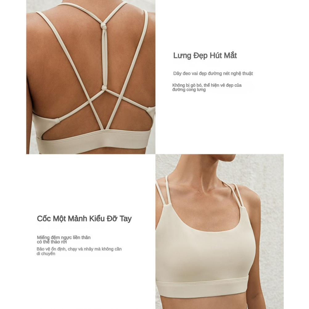 Áo lót thể thao áo bra tập  Áo Ngực Thể Thao Thoáng Khí In Họa Tiết Hình Học Lưng