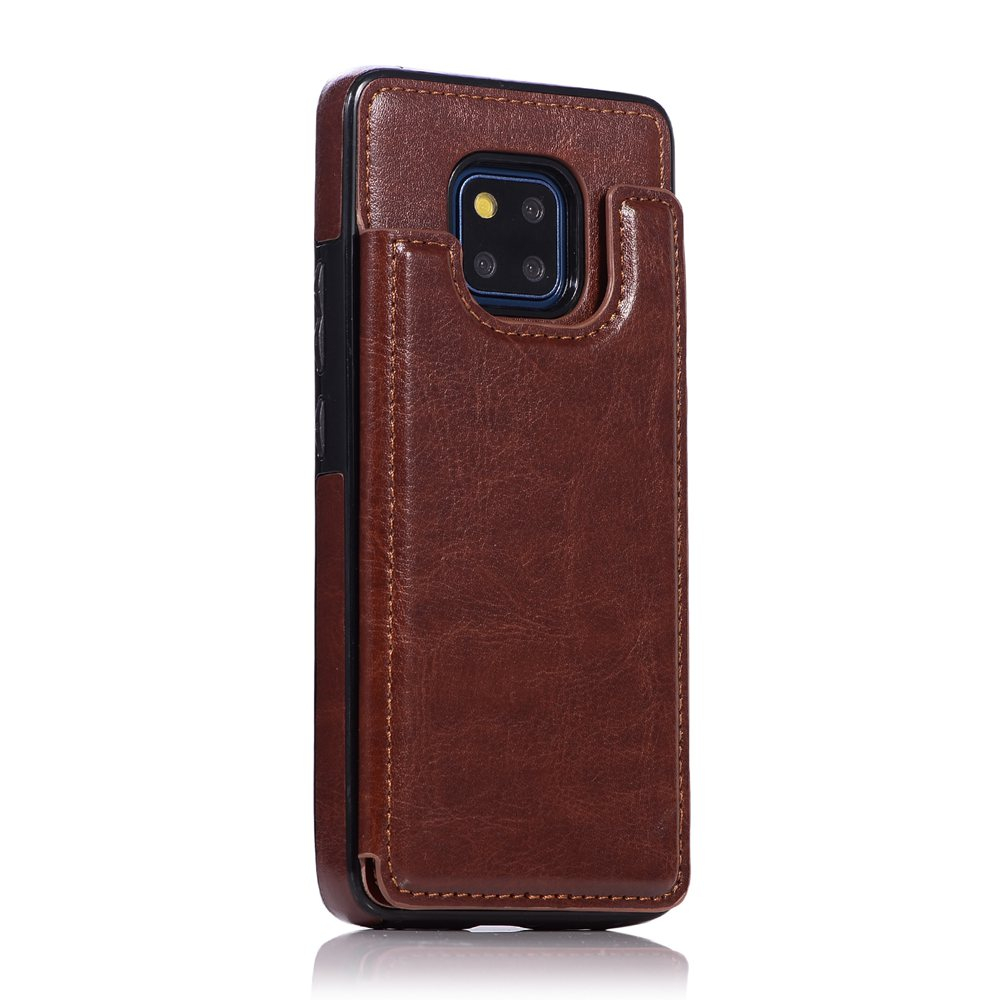 Bao Da pu Điện Thoại Nắp Lật Hít Nam Châm Có Ngăn Đựng Thẻ Và Giá Đỡ Cho huawei mate 20 30 40 pro lite zy-13