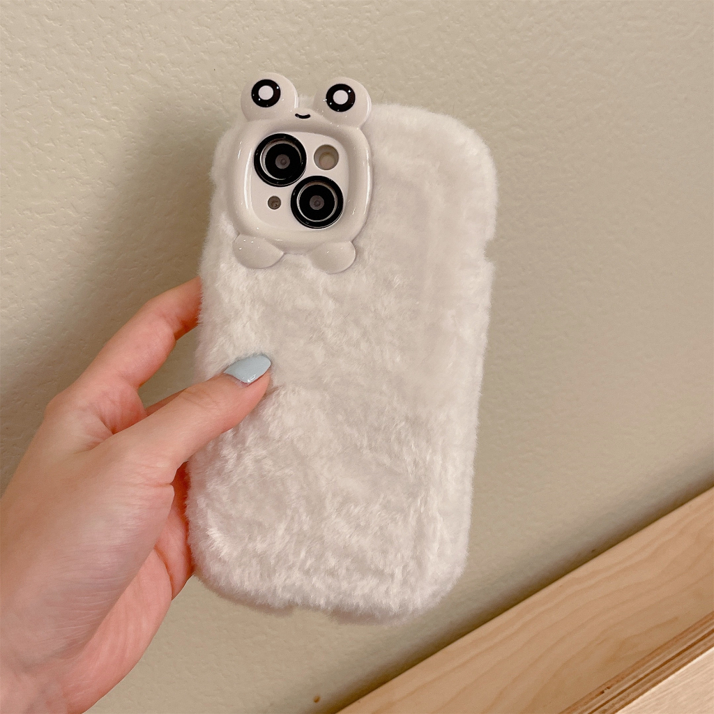 Ốp Điện Thoại Lông Ếch Màu Trơn Cho iphone 15promax 14 pro 13 12 11 pro max 15plus