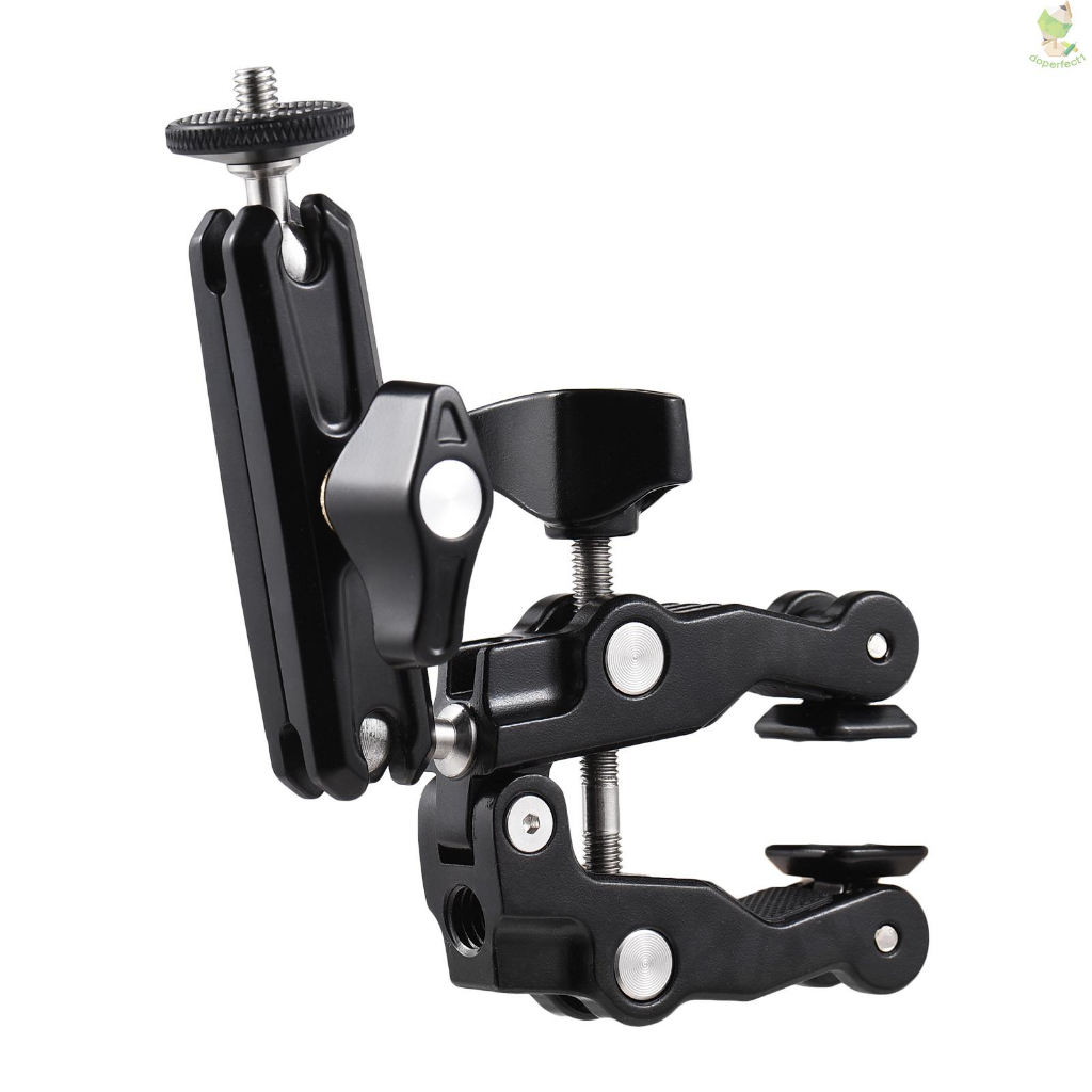 R099 Super Clamp Mount với 360° Đầu bi Mini có thể xoay 1/4 Inch hợp kim nhôm công suất tải 1,5kg