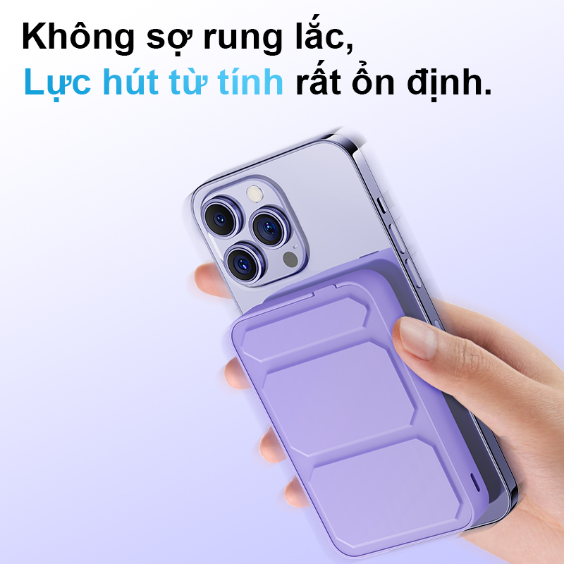Sạc dự phòng không dây 10000mAh PD 20W sạc nhanh mini TRANYOO F24 phù hợp cho iPhone 12 13 14 Huawei, Xiaomi, Samsung, v.v.
