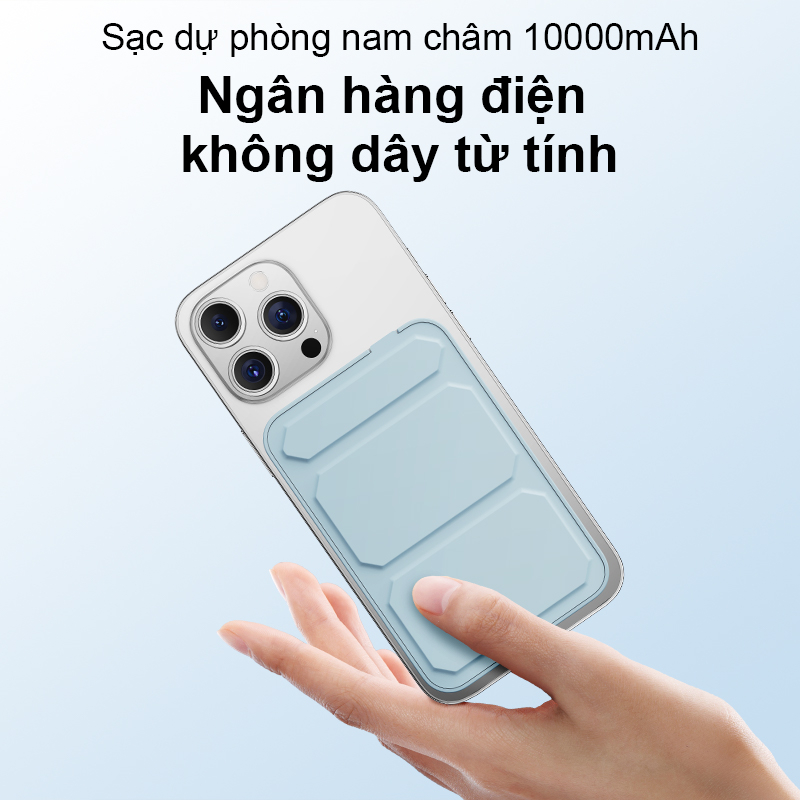 Sạc dự phòng không dây 10000mAh PD 20W sạc nhanh mini TRANYOO F24 phù hợp cho iPhone 12 13 14 Huawei, Xiaomi, Samsung, v.v.