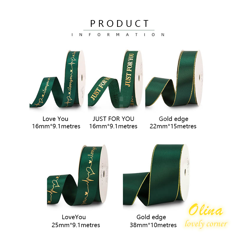 Cuộn Dây Ruy Băng Họa Tiết Chim Công Trang Trí Giáng Sinh