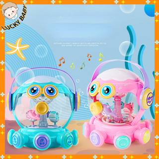 Đồ chơi trống vỗ tay bạch tuộc có âm nhạc ánh sáng đa chức năng cho bé - hiluckybaby