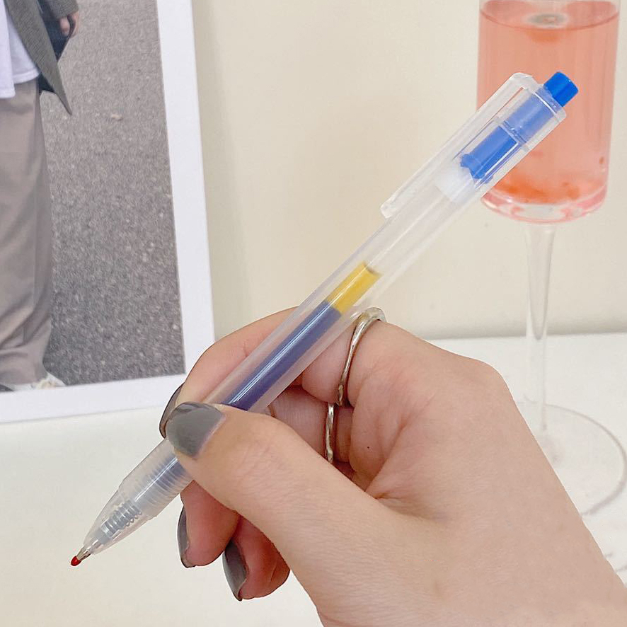 Letit | Bút Mực Gel Ngòi 0.5Mm Trong Suốt Cho Học Sinh