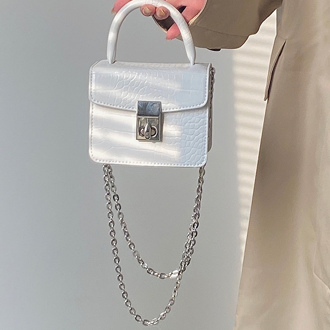 SUPERCUTE Túi Xách Da PU Vân Da Cá Sấu Thời Trang Cho Nữ