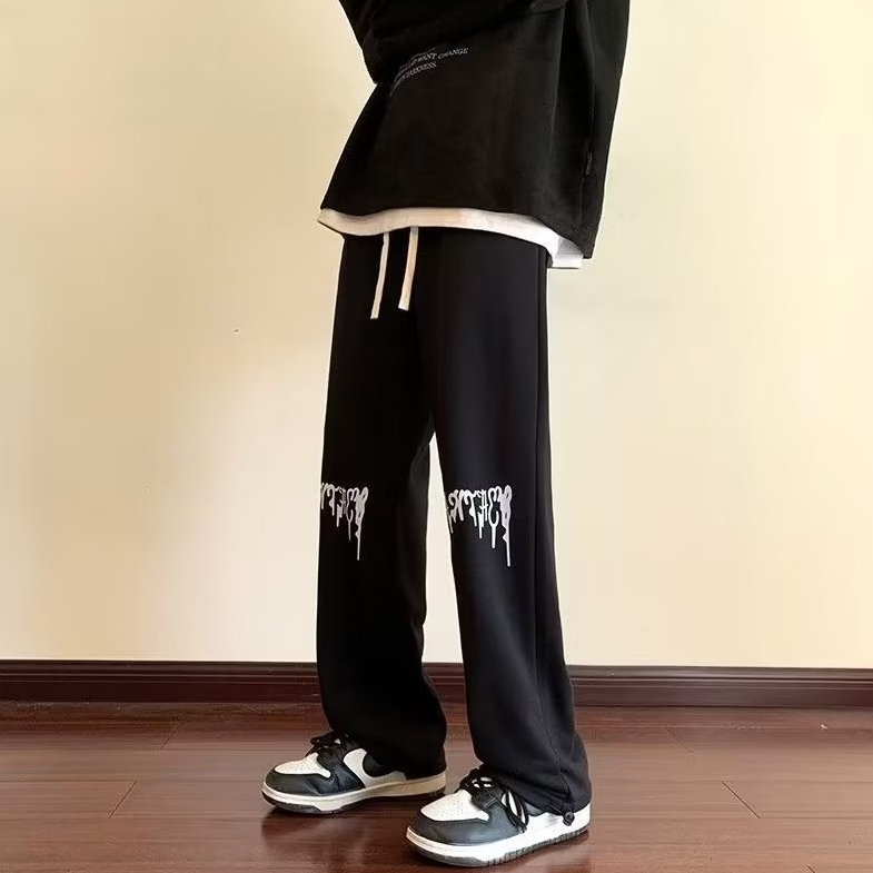 Quần Dài Dáng Rộng Phong Cách hip hop Thời Trang 2023