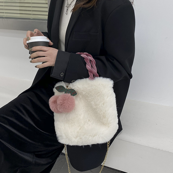 🔥5 Màu🔥Túi Xách Nữ Túi Sách Tay Lông Nhung Túi Xách Lông Túi đeo Chéo TTF598