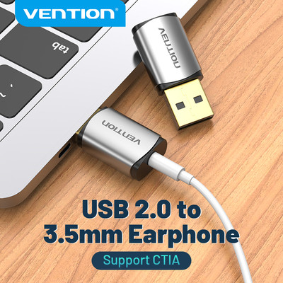 Card âm thanh Vention USB dành cho tai nghe CTIA