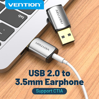 Card âm thanh VENTION USB dành cho tai nghe CTIA