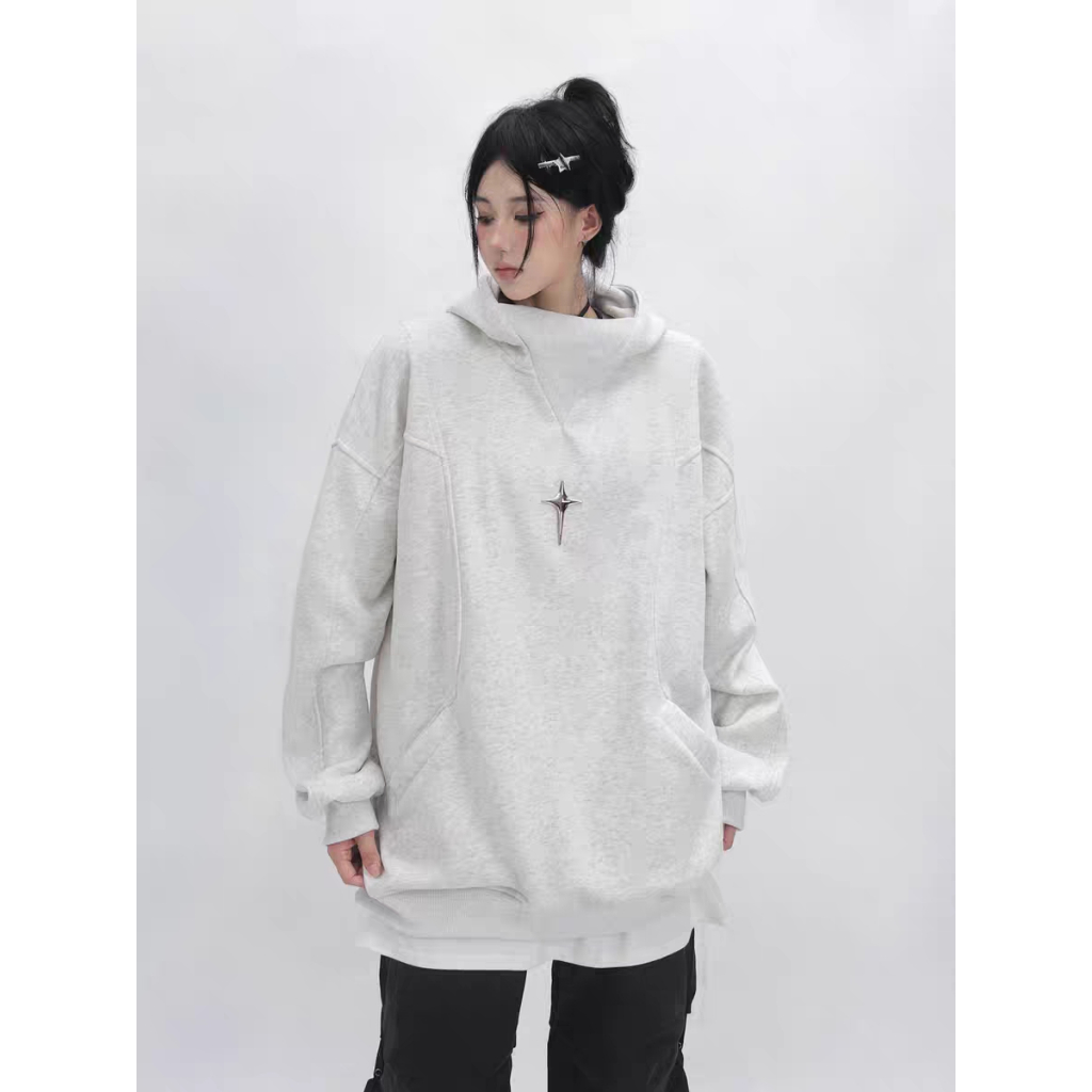 Paul fitzgerald Áo Hoodie Dáng Rộng Phong Cách Hàn Quốc Cổ Điển Cá Tính Dành Cho Nam