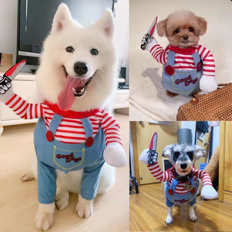 Bộ Đồ Hóa Trang halloween Hình Búp Bê chucky Độc Đáo