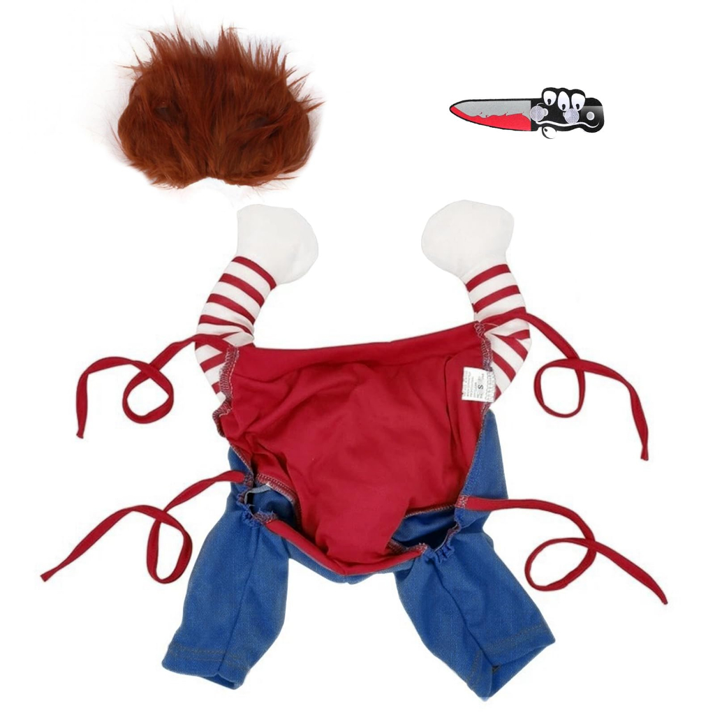 Bộ Đồ Hóa Trang halloween Hình Búp Bê chucky Độc Đáo