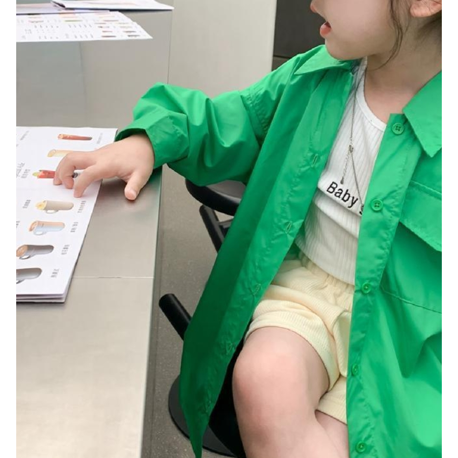 Đầm Sơ Mi Dài Tay Màu Sắc Trái Cây Thời Trang Mùa Xuân 2023 Cho Bé Gái