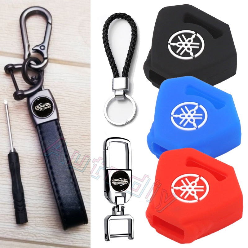Ốp Chìa Khóa Bằng Silicone Dành Cho Xe Yamaha Aerox / Gravis / Mio MXI Carb / Mio 115 / Sniper 150 / Sight / Vega Force / Y15ZR Y15 LC135 KUNCI Yamaha Sniper 150