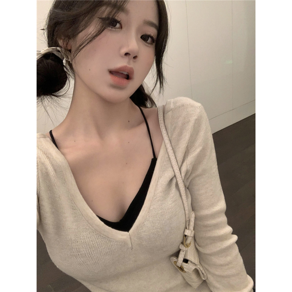 NZN Áo Thun Tay Dài Thiết Kế Mới Thời Trang Mùa Thu Theo Phong Cách Hàn Quốc