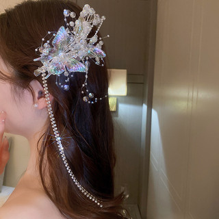Kẹp Tóc Bướm Đính Đá Sang Trọng