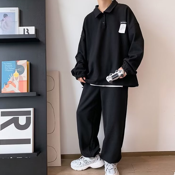 Áo Khoác polo Phong Cách retro Nhật Bản Thời Trang Mùa Thu Cho Nam Màu Sắc