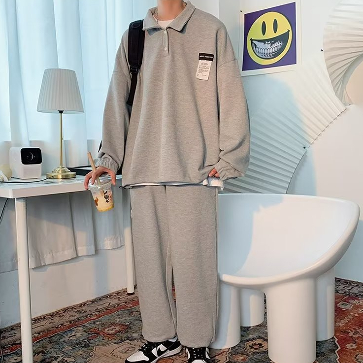 Áo Khoác polo Phong Cách retro Nhật Bản Thời Trang Mùa Thu Cho Nam Màu Sắc