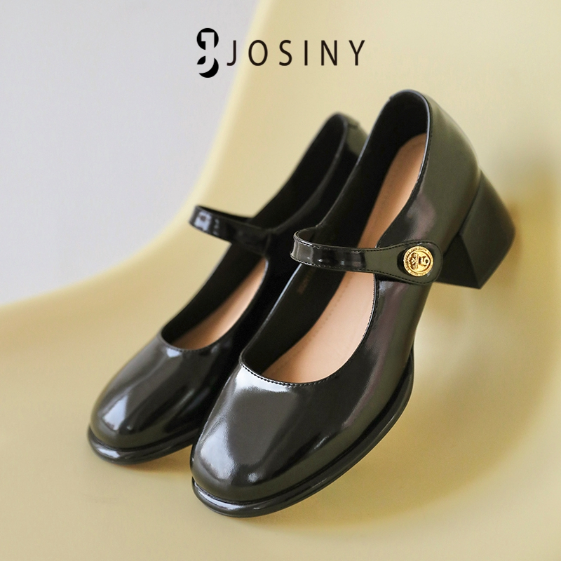 JOSINY Giày Búp Bê Gót Thấp Đơn Giản Khí Chất Mẫu 2023 Mới Cho Nữ mary jane