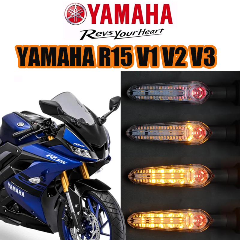(Nước chảy) YAMAHA YZF R15 V1 V2 V3 MT-03 12V LED Đèn báo rẽ Phụ kiện xe máy Đèn báo